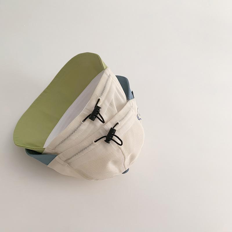 Summer Mesh Brim Sun Protection and Sunshade Baby Hat for Boys and Girls Quick-Drying Kids Baseball Cap
