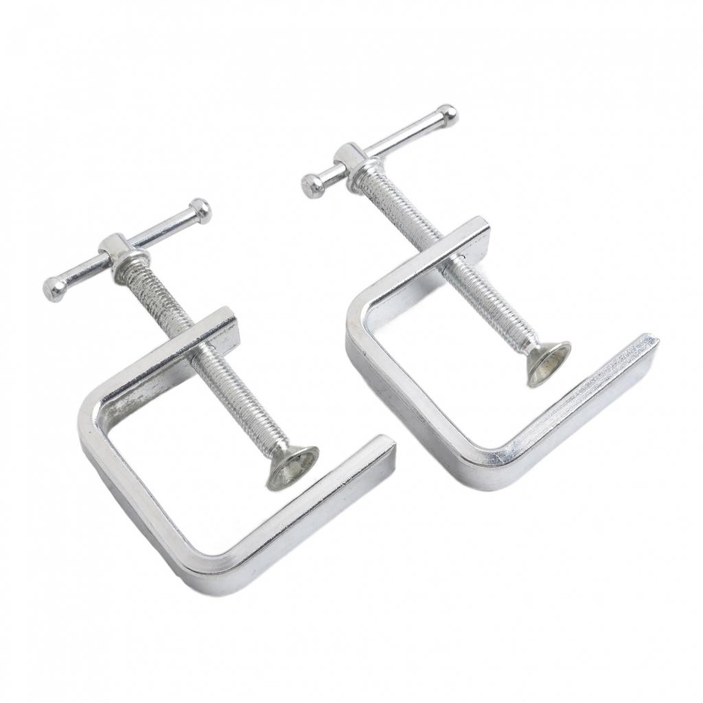 2pcs Clamps Alloy Steel Woodworking Attachments C-Clamp