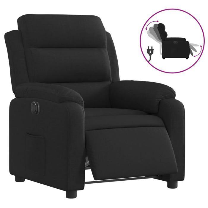 VidaXL Fauteuil Inclinable Électrique, Chaise de Relaxation avec Dossier, Siège avec Accoudoirs, Fauteuil TV de Salle de 3204958