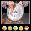 Multifunktionales 3-in-1-Sieb mit Schüssel, Reibe, Sieb aus Edelstahl, Abflusskorb, Salatschneider