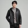 Herren Neue Winter Leichte Daunenjacke Kurz Herren Weiße Entendaunen Kapuze Mode Freizeitjacke Trendy Jugendlich