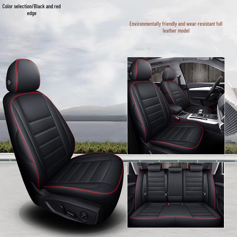 

All-Season Full Coverage Leather Car Seat Covers - Custom, Universal Fit