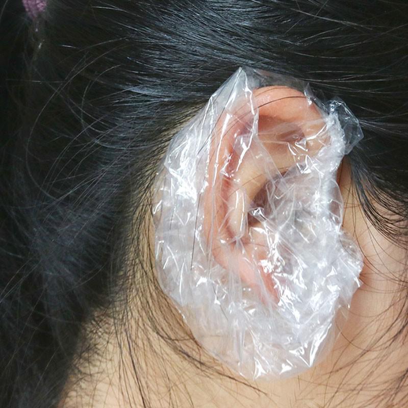 Waterproof Disposable Hair Salon Shower Cap for Perming and Dyeing