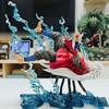 Anime Fall Into The Sea Jiraiya Figure Static Statue Pvc Collectible Model Toy Desktop Decoration Office Ornament Creative Gifts