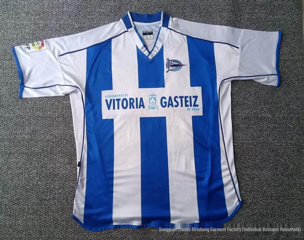 La Liga Retro Short Sleeve Jersey - Real Sociedad, Rayo Vallecano, Malaga, Oviedo Football Kit