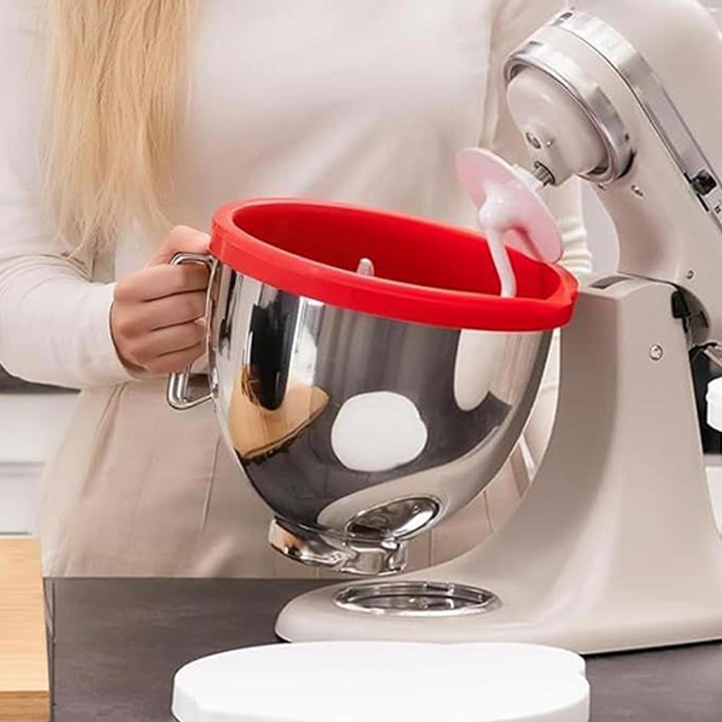 Heat-Resistant Mixer Bowl Liners 5 Qt Silicone Blender Bowl Attachment Liners Insert Kitchen Accessories For Dough Whipping