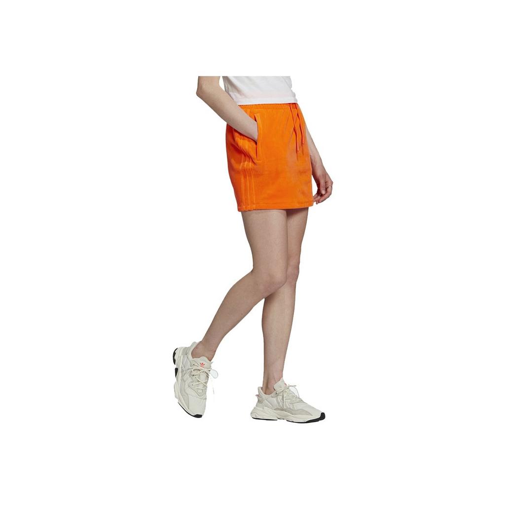 Adidas X Jeremy Scott Skirt App Signal Orange Women Bottoms H53363