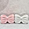 Lovely Bowknot Ceramic Toothbrush Holder for Enhancing Bathroom Aesthetic Ceramic Holder