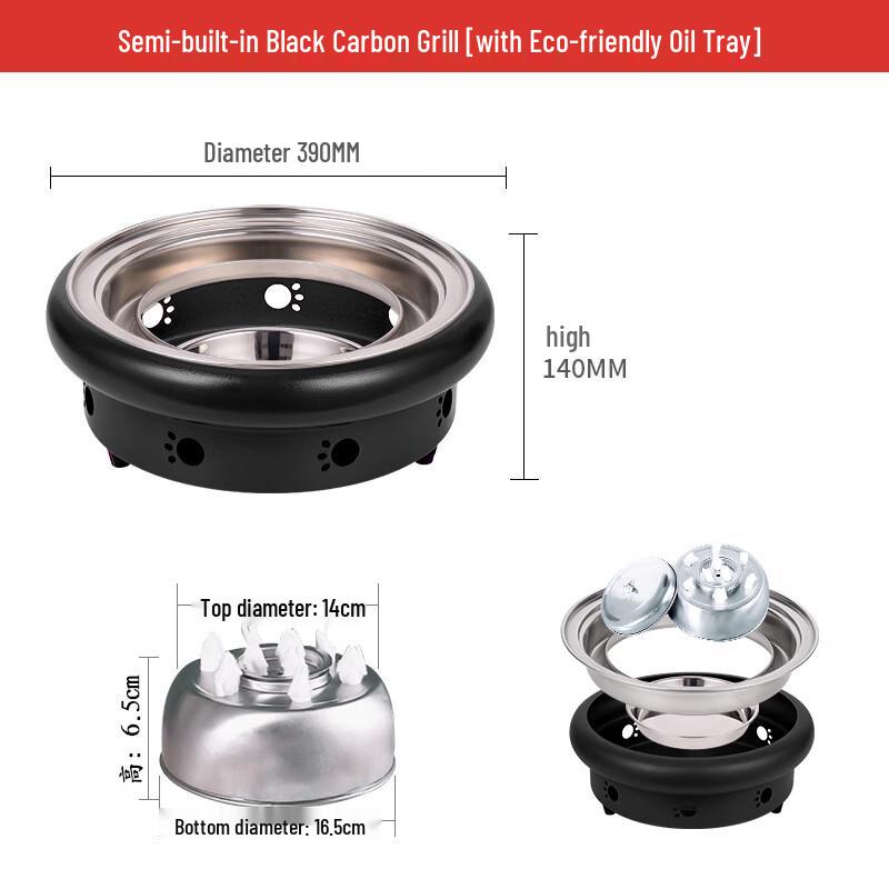 Zhishi Portable Charcoal BBQ Grill