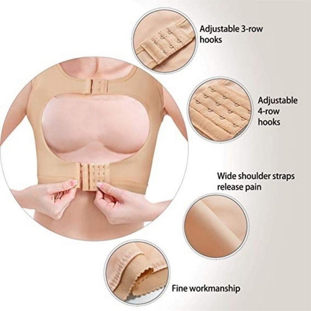 Anti Sagging Chest Posture Corrector Vest Bra Support Shaper Adjustable Body Shaper Corset  Summer