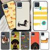 Cartoon Dachshund Sausage Dog Case For OnePlus 10 9 Pro 8T 9R Nord2 Cover For Realme GT Neo 2 3 GT Master 8i 9i 8 Pro