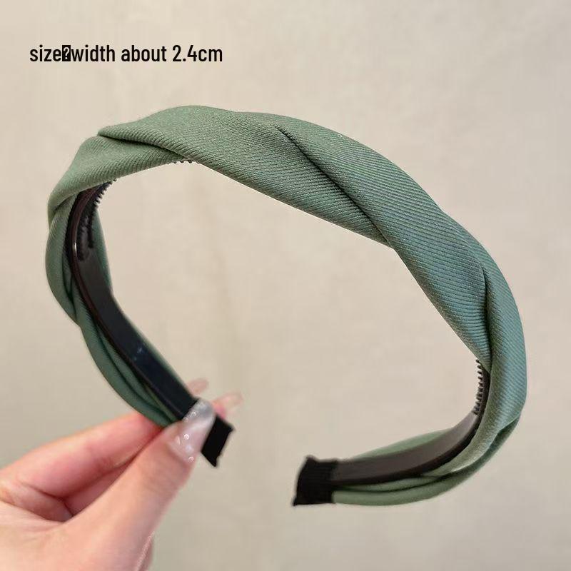 

Women s Non-Slip Cross Braid Headband with Teeth for Small Faces - New Hair Accessory