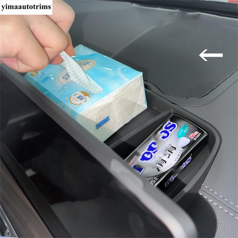 Caja de Almacenamiento de Instrumentos del Salpicadero del Coche Soporte Contenedor Portavasos Bandeja Accesorios Para BMW X3 G01 2018 - X4 G02 -