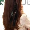 Bohemian Feather Hairband Women'S Festive Masquerade Carnival Hippies Costume Indian Prom Gypsy Long Tassel Hair Accessories