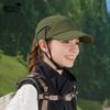 Summer outdoor cycling sun protection and shade hat, baseball cap with drawstring for wind protection, surfing hat