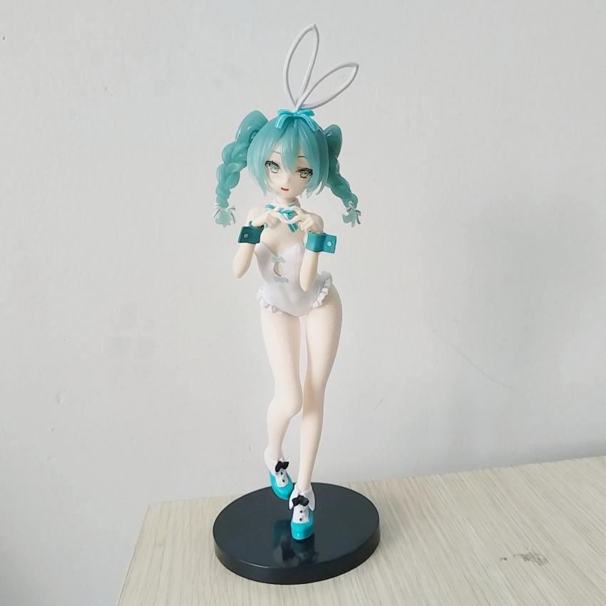 Newest Hatsune Miku FURYBi Cute Bunny girl figure PVC Action Anime Model Game Collection Decoration for adult doll Toy Kids Gift