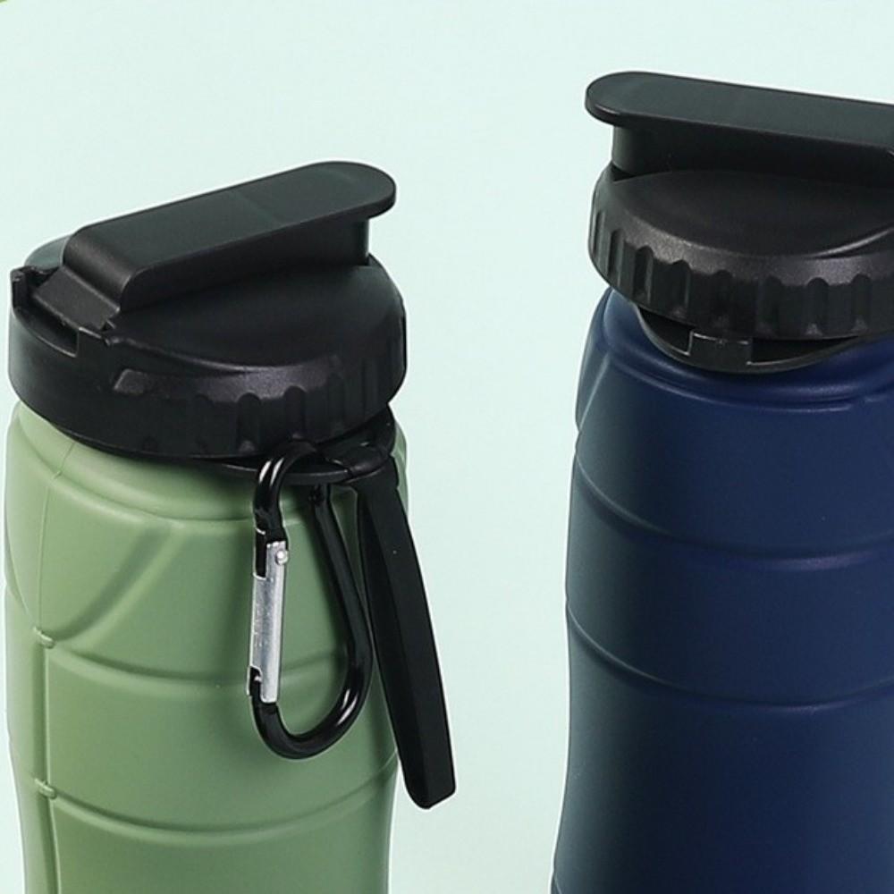 650ml Foldable Water Bottle Silicone Folding Water Cup Easy Cup Sports Water Bottle  Outdoor Travel