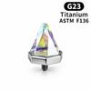 Stainless Steel Flat Back Stud Crystal Cone Cartilage Earring Gifts Piercing Stud  Ear Piercing