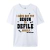 I Have Not Yet Begun To Defile Myself Doc Holliday Red And Black Graphic T Shirt Unisexs Clothing Deals T Shirts Chinese Style
