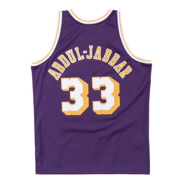 Maillot NBA - Mitchell & Ness - Kareem Abdul-Jabbar - Los Angeles Lakers 1983-84 - Violet - Manches courtes