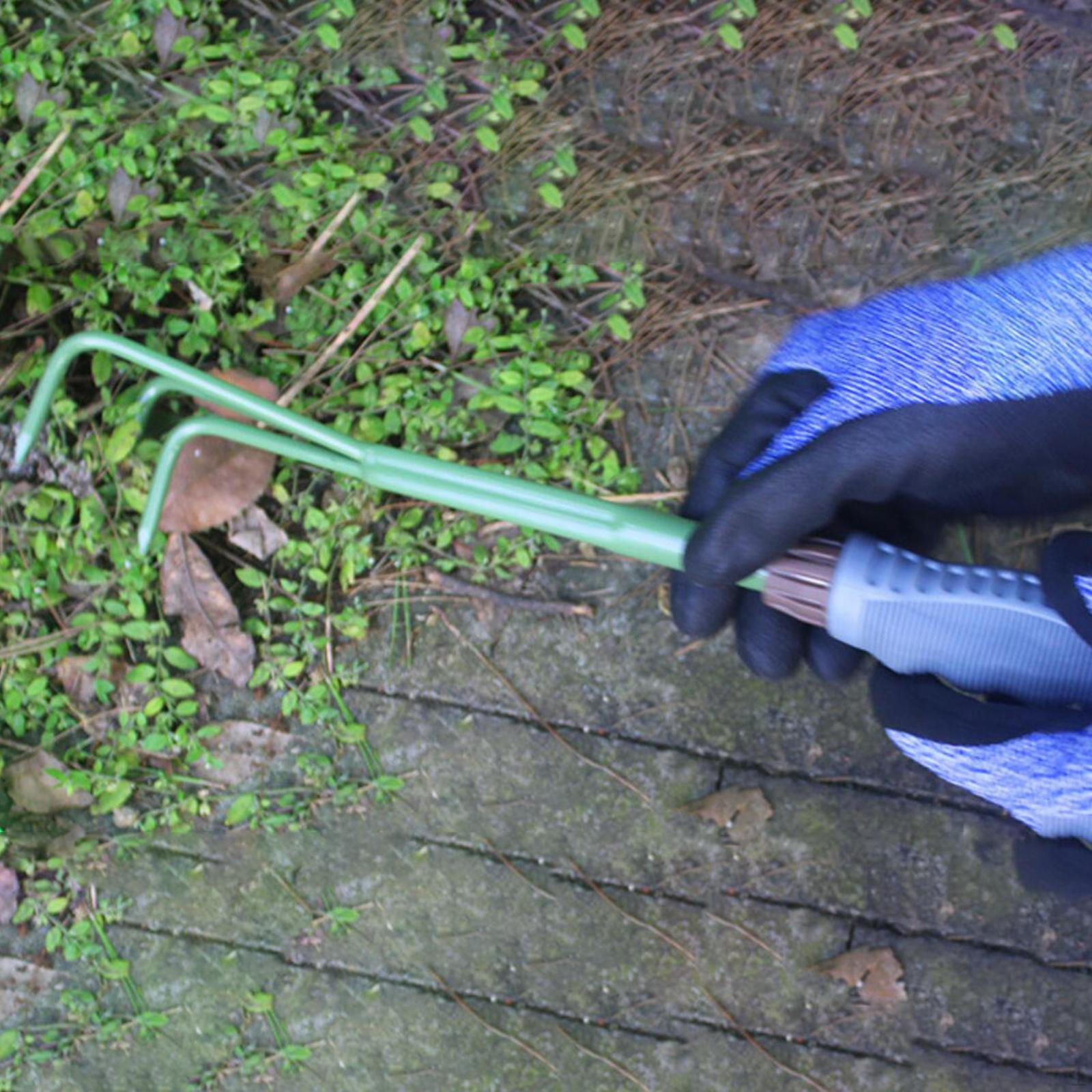 Garden Weeder Tool Loosening Soil Metal Hand for Yard Bonsai Planting