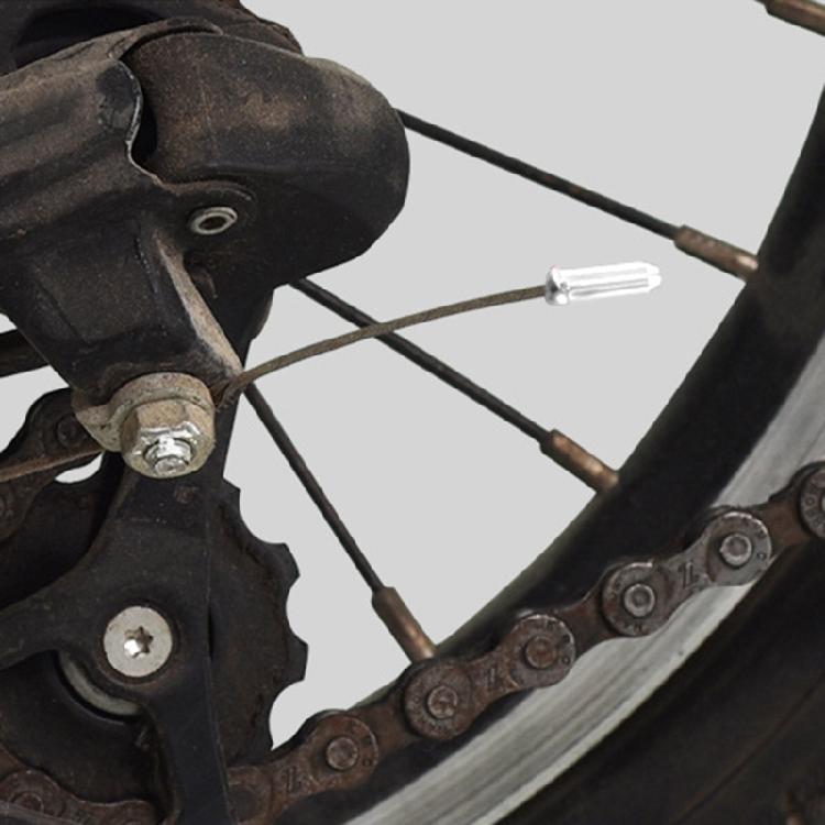 100 Pcs Bike Cable End Cap Mountain Bicycles Brake End Cover Easy To Install