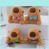 Adorable Capybara Plush Keychain Toy Cute Pp Cotton Stuffed Animal Doll Backpack Charm