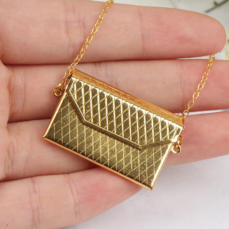 Metallketten-Pack Puppentasche Miniatur-Shopping-Handtasche für Bekleidungszubehör