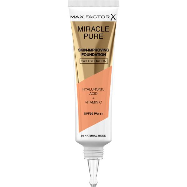 Max Factor Miracle Pure Foundation 50 Natural Rose 30ml