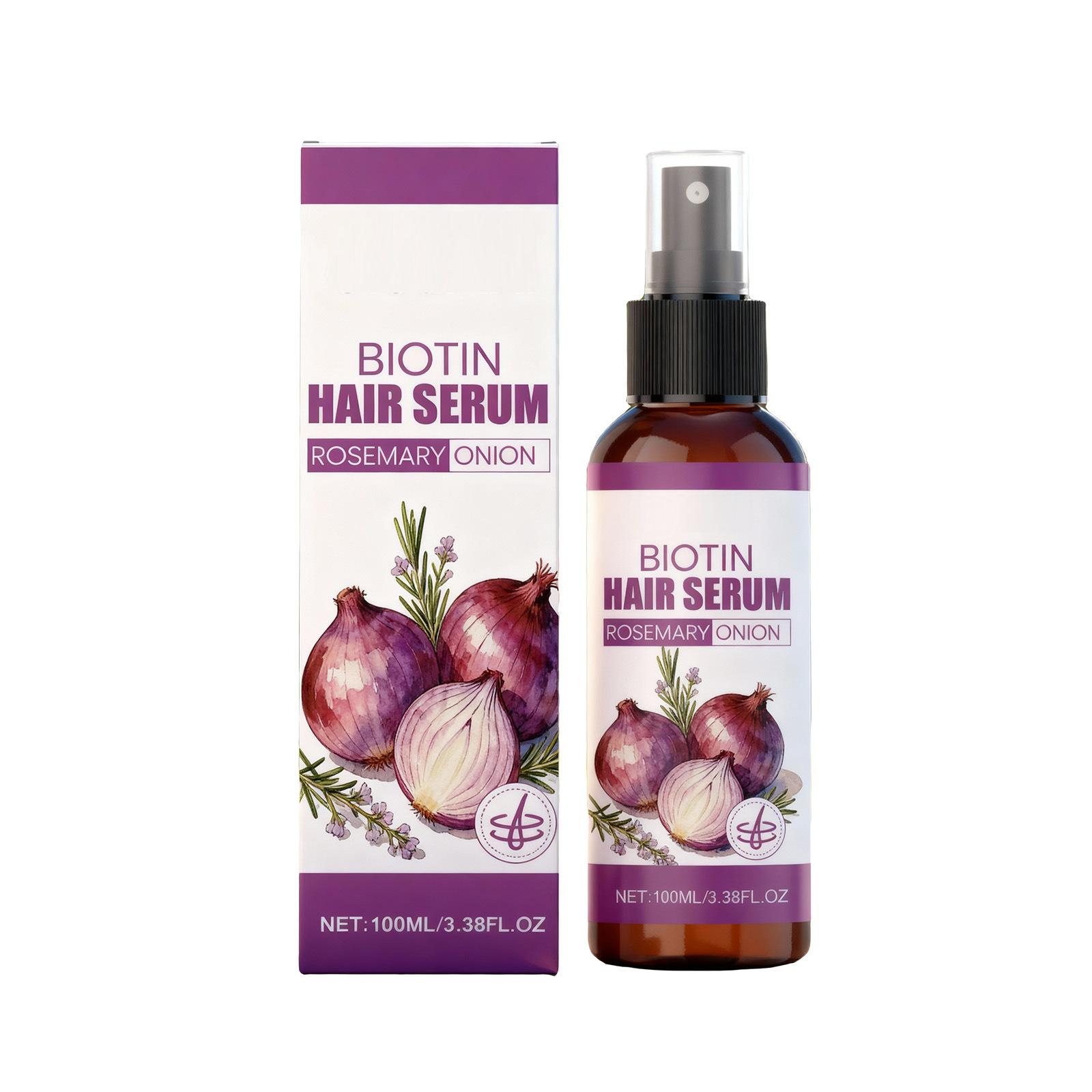 

Biotin Hair Care Serum Spray Gentle Moisturizing And Smoothening Moisture-Infused Hair Daily Hair Care Spray 100ml белый