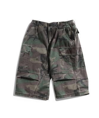 Peullukeu Ripstop Cargo Half Pants Camo Fsp122
