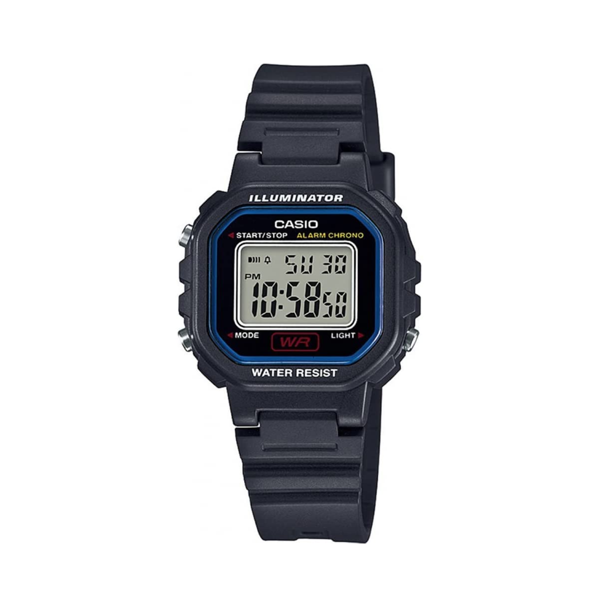 

CASIO Digital Watch LA-20WH-1C for Women and Girls, Black, Overseas Model [Parallel Import]