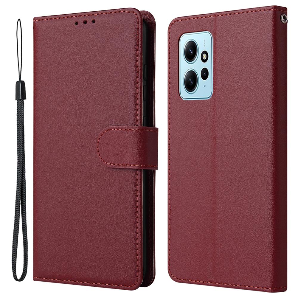 For Xiaomi Redmi Note 12 4G Full Protection Case PU Leather Flip Design Phone Cover