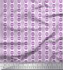 Soimoi Green Japan Crepe Satin Fabric Aztec Geometric Printed Craft Fabric by the metre 42 Inch