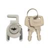 1set Lock & Hook With 2pcs Keys For Cam Lock With Quick Clip For Cash Drawer Locker Metal Cabinet Flight Box Lock Accessories