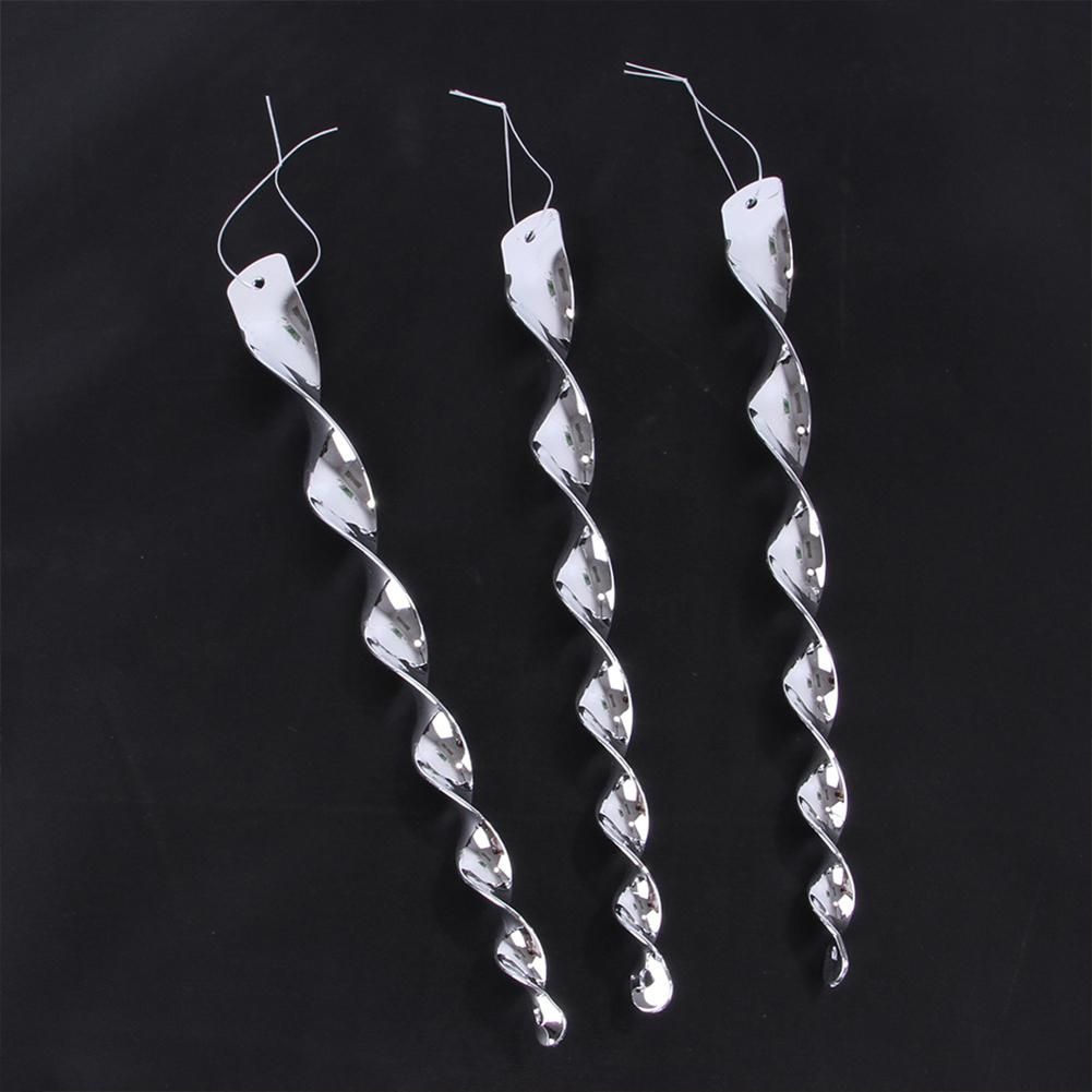 5 Pcs/set Bird Repellent Rod Wind Twisting Scare Rod Spiral Deterrent Reflective Anti-bird Tool