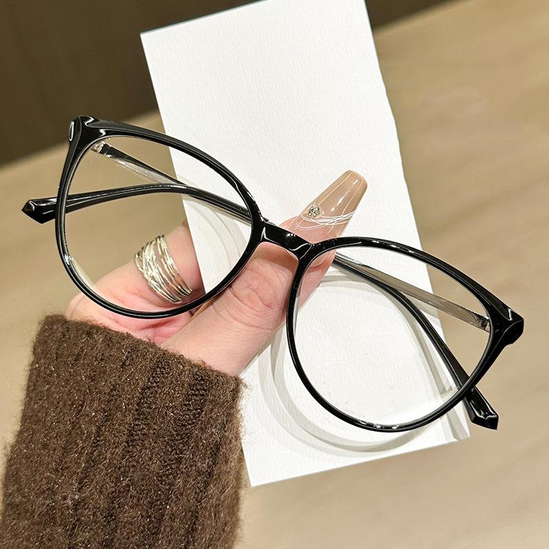 

Новые Персонализированные Очки Tr90 с Защитой от Синего Света Простые и Модные Естественно Выглядящие и Волшебные Очки Оправа для Очков для Близорукости MH9010 чёрный
