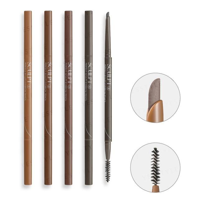 MEKO - Perfect Sculpt Eyebrow Pencil 01 Light Brown