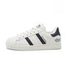 Shell Toe Slashes White Shoes Women's Autumn Low-Cut Flat Skateboard Shoes Sports All-Match Casual Shoes Women