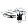 Rv Accessories Rv Interior Faucet Single-Handle Cold  Water Rotatable Folding Valve Single Hole Polished Kitchen Use