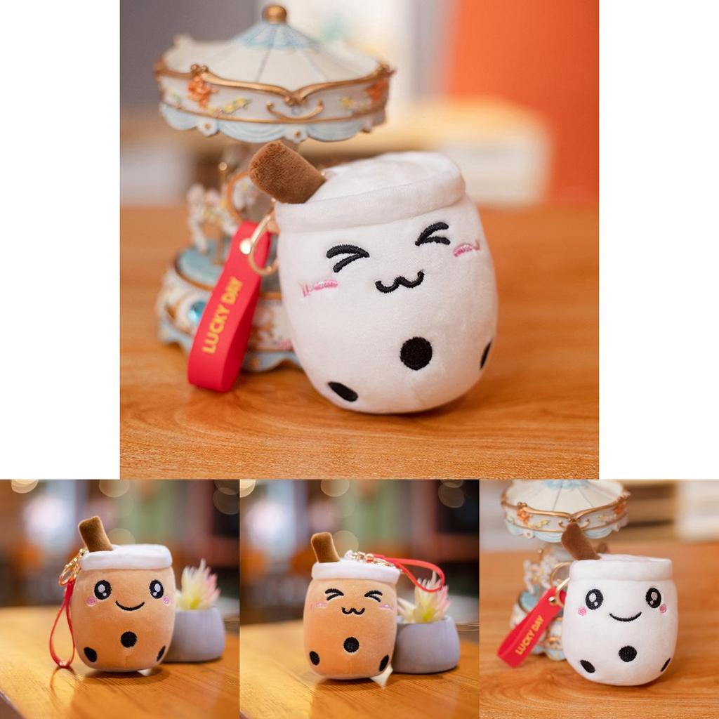 Deer Plush Doll Keychain With Short Plush Material For Trendy Girls Bag Charm**