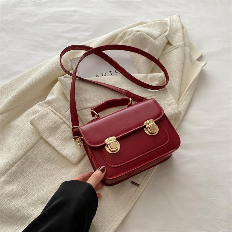 Retro Small Bag 2024 New Trendy Women's Bag Summer Casual Fashionable Simple Crossbody Handheld Box Bag