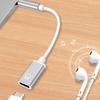 Typ C auf 3,5 mm Kopfhörer Autoradio Kabel Typec Buchse Flachkopf Kopfhöreradapter Kopfhörerkonverter zum Annehmen von Anrufen