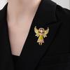 Painted Angel Girls Wings Unisex Vintage Accessory Brooch