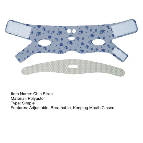 Kids Anti Snore Chin Strap Adjustable Breathable Keeping Mouth Closed Universal Children Sleep Aid Anti-Snoring Jaw Strap Breathing Corrector Device