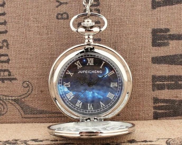 Engraved Retro Quartz Pocket Watch for Son, Husband, Grandpa