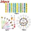 Cartoon Spongebobed Birthday Party Favors Bracelets Keychains Carnival Prizes Pinata Goody Bag Fillers Party Gift Birthday Decor