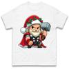 Thor Santa Christmas T-Shirt Tshirt Mens Womens Tops Unisex Tees 100% Cotton