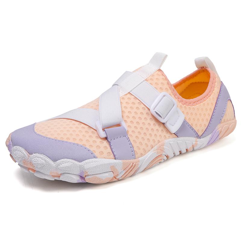 

New Children Adults Beach Shoes Wading Shoes Fashion Breathable Lightweight Men Women s Outdoor Stream Shoes 46 рожевий