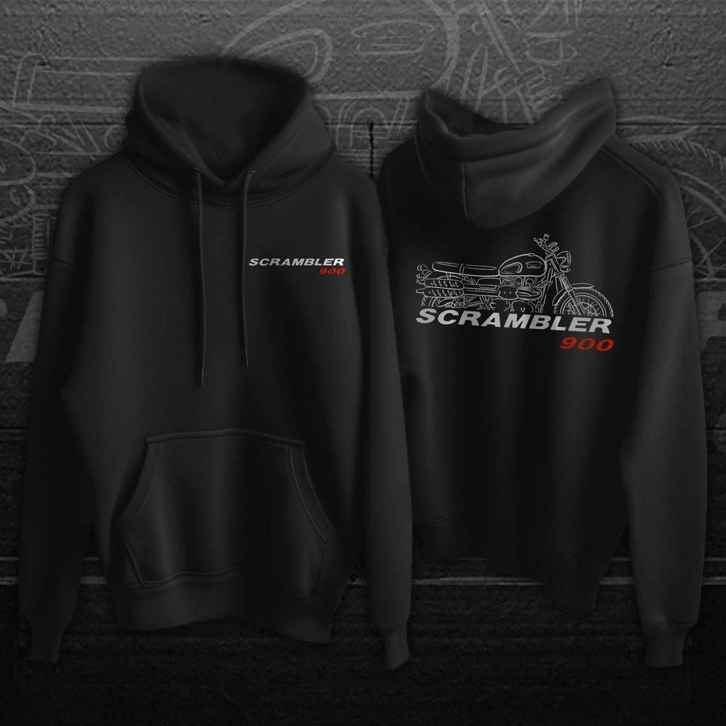 Illustration for a Triumph Scrambler 900 2006-2024 fans - Motorcycle Hoodie